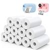 DEPAR Carta termica per fotocamera dei bambini, 12 rotoli di carta da stampa, 57 mm x 30 mm x 6,2 m, carta di ricarica, carta termica per fotocamere istantanee per bambini, mini stampante termica