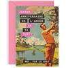 Central 23 Carte Anniversaire Golfer Drôle Gold Second Love Of Life Husband Boyfriend Buddies Golf Stickers Par
