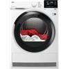 AEG TR818A4OB - Essiccatore con pompa di calore, 8 kg, serie 8000, motore inverter, programmi a vapore e veloce, asciugatura mista e antibatterica, bianco, A+++