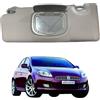 Generico Classico Parasole Auto per Fiat Bravo dal 2007 in poi, Lato Sinistro (Guidatore) con Specchietto e Tasca