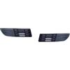 EASYSHOP24H Set 2 Griglia Paraurti Anteriore Dx Sx Per Polo 9N da 2005 aL 2009 Cornice Mostrina Tappo Inferiore Copertura Senza Fendinebbia Destro e Sinistro