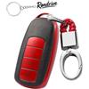 Rondrive Custodia per chiave auto, protezione per chiavi, compatibile con Tiggo 7 Pro Tiggo 8 Pro Max Tiggo 9 Super Hybrid Arrizo 5 Plus Omoda 5 C5 E5 C9 EV TPU struttura portachiavi rosso