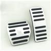 XIAOYANS Auto Pad Pedaliera Per Smart Per Fortwo 453 451 Per Forfour 2015-2020 Coperchio serbatoio carburante Pedale freno in alluminio per auto Copripedali Auto(Smart)