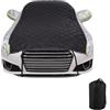 Ufgwhirl Telo Copriauto Antigrandine per VW Golf 6, Impermeabile, Protezione UV, Antipolvere Imbottito Morbida e Antigraffio