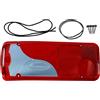 LONGLING Vetro sostitutivo corto sinistro lato conducente coprifanale posteriore per MAN camion TGE TGX TGS TGM TGL
