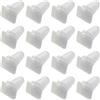 Be In Your Mind 30 pezzi 51471840961 - Soglia per portiera auto, in plastica, colore: bianco