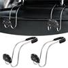 JNNJ 2 Pezzi Bling Ganci per Auto, Multifunzionale Bling Gancio Auto Universale Organizer, Auto Universale Bling Diamond Ganci per Sedile Posteriore Poggiatesta, Cappotti Sacchetti Spesa(Nero)