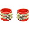 Gnyduw Manicotto adattatore per collettore di aspirazione carburatore, 40 mm, per Dirt Pit Bike, parti di moto (rosso)