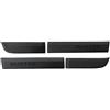 acpar Compatibile con Dacia Duster (HS) 2010-2017 Parafango e Bodyguard Protezione laterale auto Kit 4 pezzi nero