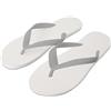 cubex professional 10 Infradito Donna in EVA Taglia Unica 100% Waterproof Morbide in Gomma Bianche e Grigie per Hotel, Centro Benessere e Spa, Piscine e Centri Balneari