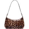 JOLLQUE Borsa a tracolla da donna, piccola borsa da braccio in pelle verniciata, mini pochette Y2k Jelly borsa a tracolla