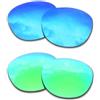 SOODASE per Oakley Latch Occhiali da sole 2 coppie Lenti di ricambio polarizzate