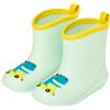 FUNCOO PLUS Stivali da pioggia bambino stivali impermeabili bambino | Taglio basso, leggero, confortevole, passante per tirare, toppa carina, suola antiscivolo, per bambini e bambine