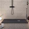 OLIMPO DOCCE Piatto Doccia in marmo resina Nero pietra cemento Star PLUS - 70x160