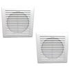 topolenashop ASPIRATORE ARIA DA MURO 25W VENTOLA ESTRATTORE ELIMINA ODORI CASA UFFICCIO BAGNO