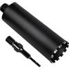 CPROSP Corona Diamantata UNC da 1¼ con Adattatore SDS PLUS, L 420 mm | Corona a Nucleo DM 162mm; Punta per Trapano in Calcestruzzo; Muratura e Pietra