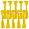 Gocableties - Fascette per Cavi in Nylon 300 mm x 4,8 mm 1000 Pezzi gialle | Fascette in nylon resistenti e autobloccanti - Multiuso, per casa, ufficio, garage e fai da te