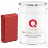 Q-COVER Impregnante colorante pavimento Rosso Segnale RAL 3001 10L Q-COVER