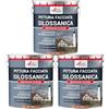 ARCANE INDUSTRIES Pittura silossanica per esterni e facciate, ad alto potere idrorepellente - ARCAFAÇADE SILOXANE - 3 x 10 L Ocra - RAL 050 60 40 - ARCANE INDUSTRIES
