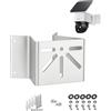 ROKOLOOM Montaggio angolare in acciaio inox di alta qualità per telecamere PTZ, copertura massima di 270°, adatto per Eufy SoloCam S340, Reolink TrackMix, Tapo C425/C500, AOSU PTZ, resistente alle intemperie
