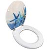 topolenashop Sedile copriwater universale per bagno copri wc water in legno 19 mod. 69006