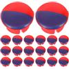 Tofficu 20 Pezzi Copri Manopole Rubinetto Caldo Freddo Etichetta Decorativa Rosso Blu Per Bagno, Ristorante, Hotel, Facile Da Installare