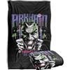 LOGOVISION Batman Joker Arkham Haha Coperta super morbida al tatto setoso - 91 x 147 cm