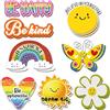 Frienda 16 pezzi positività magnetico auto adesivo citazione auto magneti decorazioni divertenti impermeabile frigorifero magneti adesivi decorativi per auto lavagna armadio frigorifero aula