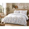 HOME LINGE PASSION - Parure copripiumino 140 x 200 cm - 100% percalle di cotone - copripiumino + 1 federa - motivo Montespan giallo