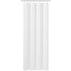 N&Y HOME Tenda da doccia in tessuto di qualità alberghiera, lavabile, idrorepellente, con occhielli, 121,9 x 198,1 cm, colore: bianco