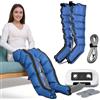 XifeZylith Pressoterapia Linfodrenaggio Per Casa (Blu, 2 Gambe L) | Apparecchio Massaggiatore Piedi, 6 Camere Pressoterapia Gambe Addome E Braccia professionale, 0-30 Min, 0-240 mmHg