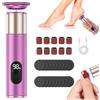 VIHBRAI 2 in 1 Rimuovi Calli & Fresa Unghie Elettrica Senza Fili Display LED 3 Livelli Kit per la Cura dei Piedi