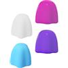 JECOMPRIS 20pezzi Coperchi Per Dentifricio Silicone Con Design Fiore Dispenser Autochiudente Per Dosaggio e Decorazione Per Bagno Multi-colore
