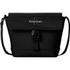 Calvin Klein Uomo Bold Small Flap Messenger LV04D3420G Crossover, Nero (Nero), Taglia Unica