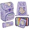Undercover Set di 5 zaini per la scuola, per ragazze di 1° grado, con contenuto personalizzato, astuccio per la scuola elementare, motivo Scooli, Magic Horse, Set per la scuola