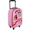 Undercover Valigia da viaggio per bambini, personalizzabile con nome, trolley per ragazze e ragazzi, bagaglio a mano, fiori rosa, Einheitsgröße, Bagaglio per bambini