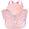 Bliceon Mini zaino per ragazze, zaino per bambini con fiocco laser arcobaleno, borsa con iniziale personalizzata per ragazze adolescenti, borsa per asilo, regalo di compleanno per ragazze di 2-10 anni