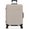 Rollink Vega 360 - Valigetta pieghevole grande, 104 l, 4,7 kg, con rotelle, blocco TSA, policarbonato, poliestere
