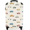 NoBoringSuitcases.com NoBoringSuitcases© Valigia Cabina Bambino Bambini Trolley Da Viaggio | 55x35x20 cm - Bagaglio A Mano Aereo Rigido Leggerissimo 4 Ruote Valigie Auto - Retro - Colorate