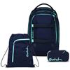Satch Ocean Mint Set Zaino Astuccio Sacca pack Ergonomico Ecologico 30 Litri