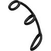 WreGmgg Maschio Integrato Alta Elasticità Nero Silicone Custodia Sportiva Protettiva Per L'Allenamento Di Resistenza, Accessori Strumento Di Allenamento -Couple Regalo- D-12