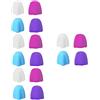 JECOMPRIS 16pezzi Dispenser Per Dentifricio Silicone Auto-chiusura Capsula Per Dentifricio Pratica e Leggera Da Colori Per Uso Domestico