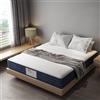 TEENO Materasso 140 x 190 molle insacchettate memory foam 22 cm schiuma poliuretanica, adatto per coppie, famiglie, affittuari e case