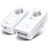 TP-Link TL-WPA8631P KIT adattatore di rete PowerLine 300 Mbit/s Collegamento ethernet LAN Wi-Fi Bianco 2 pz, Powerline + Wi-FI - TL-WPA8631P KIT