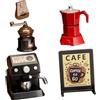 ERINGOGO 5pezzi Mini Machine Model Realistic Dollhouse Maker for Miniature Scenes and Home Decor for Kids Playsets