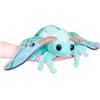 lilizzhoumax Portachiavi Falena Luna in Peluche Verde, Ciondolo Insetto Morbido per Zaino e Borsa, Farfalla Notturna, 18 cm