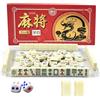 FairyPeach Mini Mahjong da Viaggio, Mahjong Portatile, Giochi da Tavolo da Viaggio, Mahjong Set Completo da Gioc