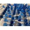 FAIRY TAIL & GLITZER FEE Murmeln Lapis Admiral - Palline di vetro blu, 16 mm, grande gioco di marmi