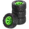 Generic Compatibile con E-REVO per Summit per HPI per Redcat 1/12 1/14 1/16 RC Ricambi Auto Accessori Monster Truck Pneumatici per Ruote Fuoristrada Rc Car Pneumatici