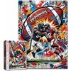 Tucocoo Puzzle di calcio americano per adulti, 1000 pezzi, per giochi di attività in famiglia, appassionati di calcio, decorazione da parete, idea regalo, 50 x 70 cm
